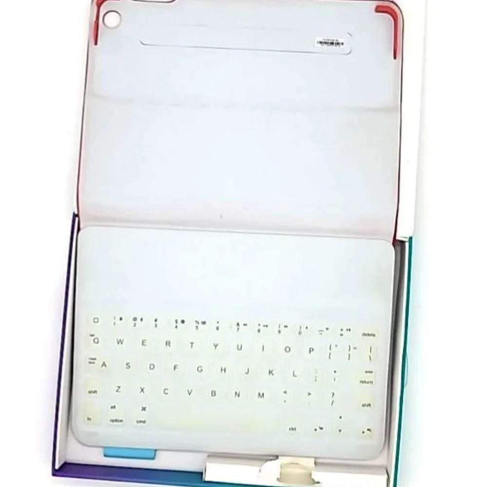 Logitech TYPE+ Protective Wireless Keyboard Folio Bluetooth Red Apple iPad Air